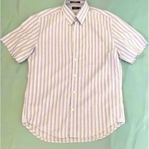 BNWOT. Medium size blue and white dress shirt.